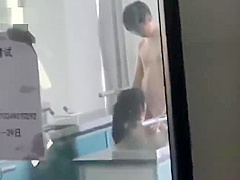 Chinese students 18+ have sex in a biologic laboratory BY SexyVi