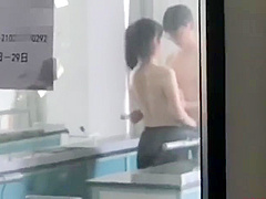 Chinese students 18+ have sex in a biologic laboratory BY SexyVi