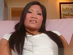 Christina Aguchi with the sloppy blowjob