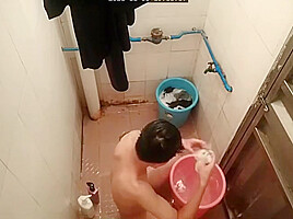 Classmate Bathing In School 11