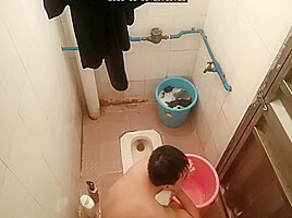 Classmate Bathing In School 11