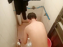 Classmate Bathing In School 11