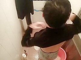 Classmate Bathing In School 11
