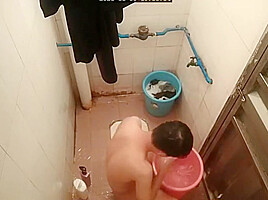 Classmate Bathing In School 11