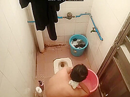Classmate Bathing In School 11