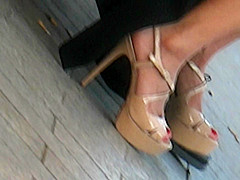 Classy MILF in high heels
