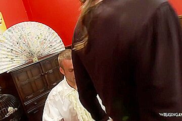Cleaning Badly Gets The Maid Disciplined With An Intense Spanking And Doggy Style - Lucy Love
