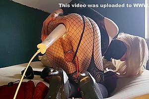 Closet-femboy Shoving Hitachi Up His Ass #2 3 Min