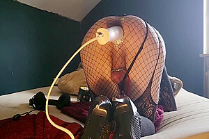 Closet-femboy Shoving Hitachi Up His Ass #2 3 Min