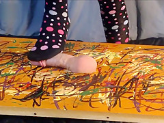 Cock Trample In Cute Socks CBT