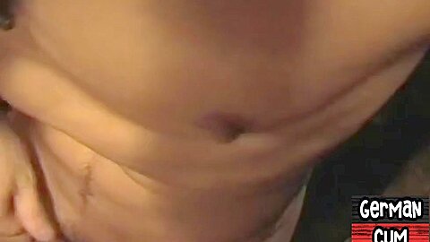 Cocksucking euro jock breeded on swing during threeway