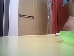 College girl bathroom