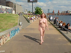Cora - Walking Nude In Public