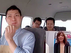 Cosplay nippon babe fucking lucky dude in car