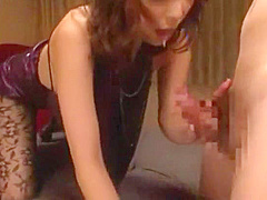 Crazy Japanese whore Tsubomi, Azumi Harusaki, Risa Tsukino in Amazing Cunnilingus, Fetish JAV movie