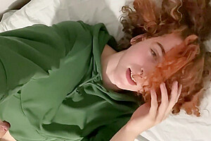 Curly Hair In Little Trans Slut Has A Big Surprise For You (self Facial)