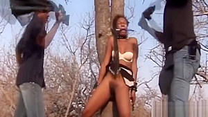 Curvy African teen 18+ Gets Spanked Before Fucking In Hard Threesome