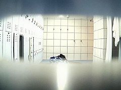 Cute Asian chick in the shower
