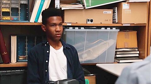 Cute Black Twink Shoplifter Caught And Fucked By White Security Officer