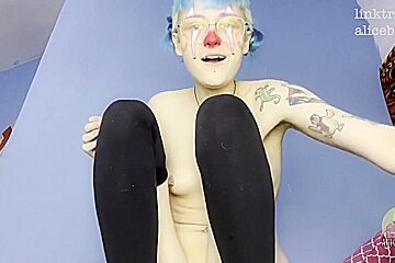 Cute Clown Girl Bloopers (behind The Scenes)