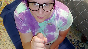 Cute Cumslut Makes Him Cum On Her Face