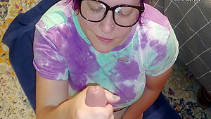 Cute Cumslut Makes Him Cum On Her Face