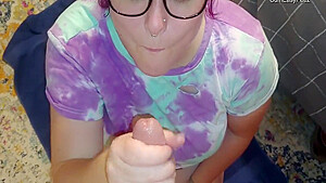Cute Cumslut Makes Him Cum On Her Face