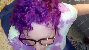 Cute Cumslut Makes Him Cum On Her Face
