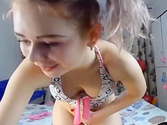 Cute Little Webcam Girl Playing With Her Tight Pussy