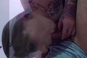 Cute Trans Girl With Big Ass Gives Blowjob And Moans In Anal