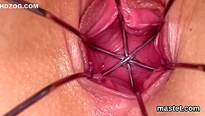 Czech Nympho Opens Up Her Wet Vagina To The Biza