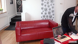 David Perry And Jarushka Ross - Czech Milf Gives Titjob And Gets Hard Drilled On Casting Couch 14 Min