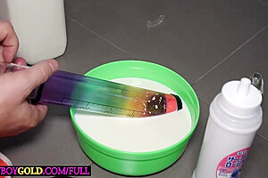 Dee Dee In Squirting Milk From Hot Asian Ladyboy Her Asshole While Fucking Her