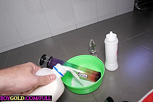 Dee Dee - Squirting Milk From Hot Asian Ladyboy Her Asshole While Fucking Her