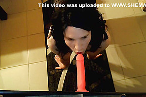 Deepthroat Gag Training With My New Toy
