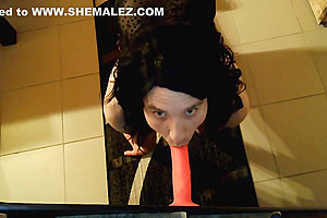 Deepthroat Gag Training With My New Toy