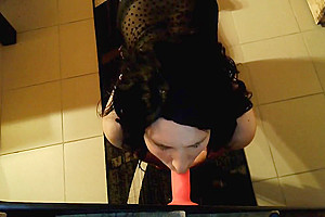 Deepthroat Gag Training With My New Toy