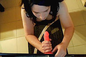 Deepthroat Gag Training With My New Toy
