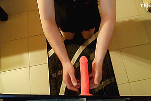 Deepthroat Gag Training With My New Toy