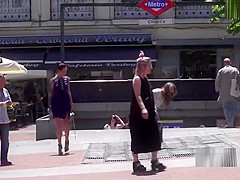Demure slave disgraced in public