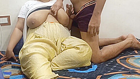 Desi Bhabhi Sitting On Face And Getting Fucked In Doggy Style With Bbw Chubby
