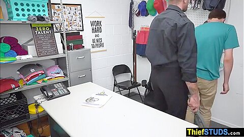 Dirty Officer Dominating And Fucking A teen 18+ Perp - Kai Masters And Chris Damned