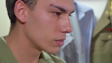 Disobeying twink soldier gets bareback orders from officer