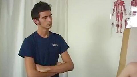 Doctor examine young gay man Once I was hard, he really began to wank me
