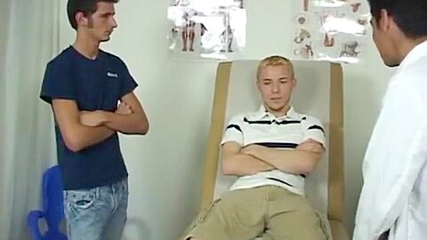 Doctor examine young gay man Once I was hard, he really began to wank me