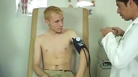 Doctor examine young gay man Once I was hard, he really began to wank me