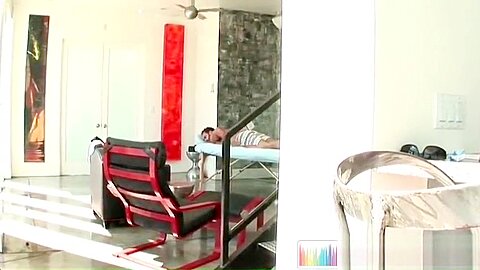 Dodge Wolf gets his first gay massage