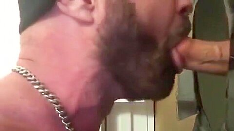 Eating HUGE Gloryhole Load