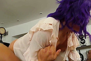 Elegant Ts Ladyboss Giving Anal Promotion To Her Employee With Ts Foxxxy