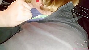 Eleo And Mish - Mcdonalds Nuggets Eating With Cum Play, Risky Car Blowjob In Public Place